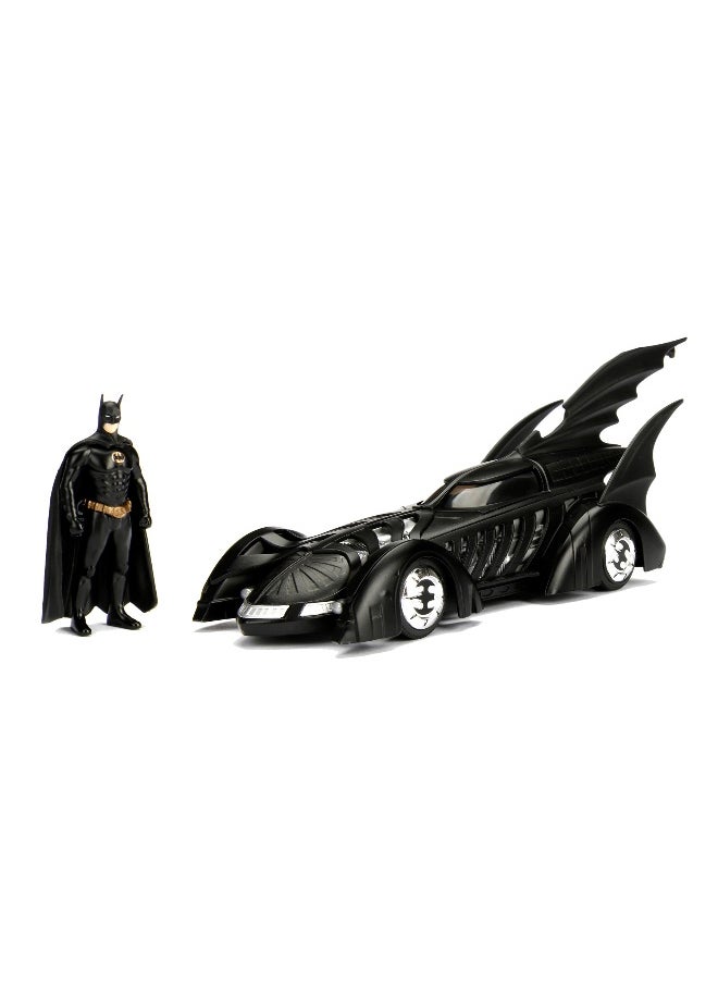 Batman 1995 Batman Forever Batmobile & Figure (1:24, Black)