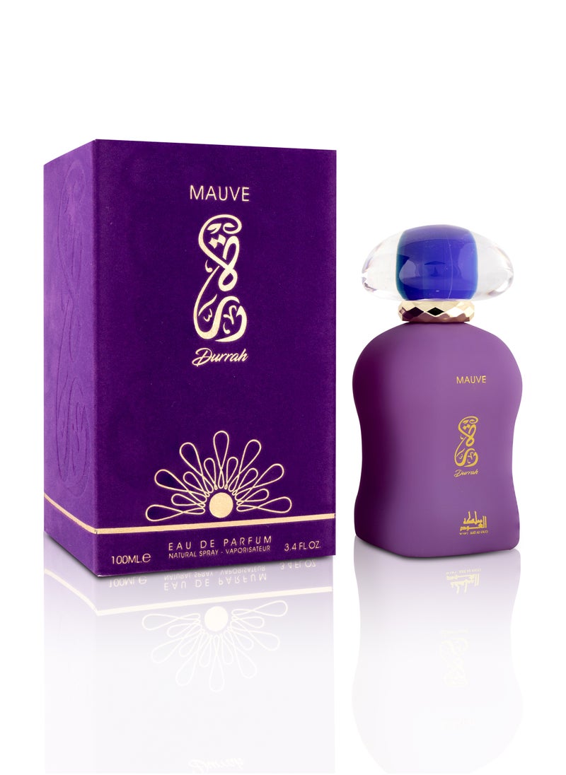 Mamlakat Al Oud, Durrah Mauve Eau De Parfum | Luxurious Floral, Citrus, and Woody Fragrance for Women - 100ml