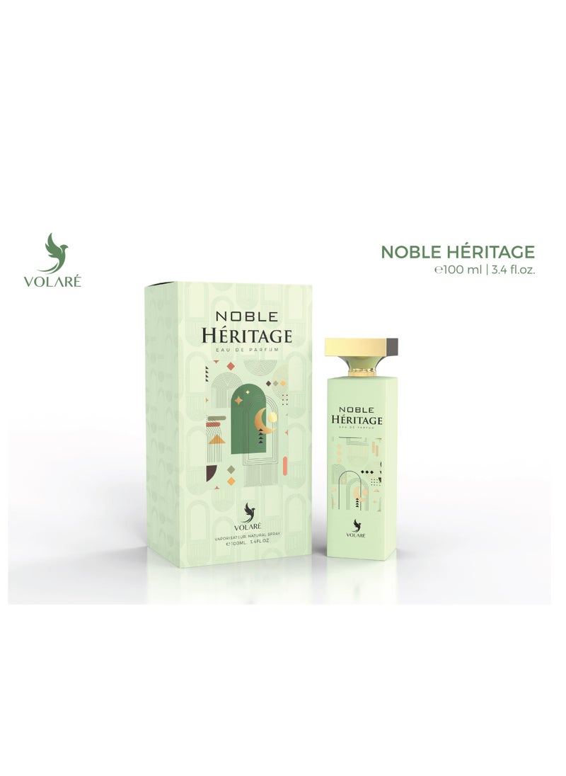 Noble Heritage Eau De Parfum for Women - 100ml | Elegant, Floral, and Earthy Long-Lasting Fragrance