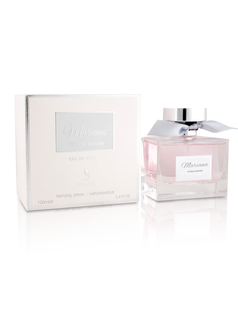 Mariana Floral Bloom, Eau De Parfum for Women, 100ml - Luxurious Floral and Fruity Fragrance