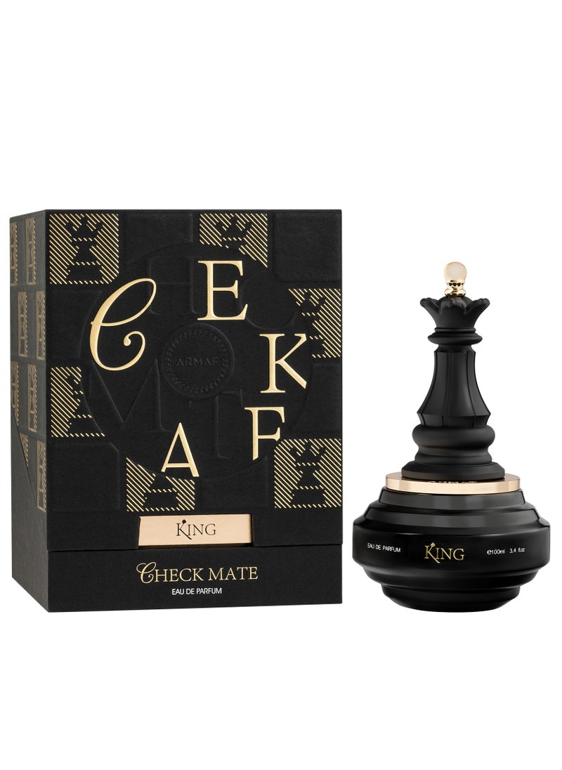 Armaf Check Mate King Eau De Parfum 100ml Black, Perfumes for Men, Fragrance for Men