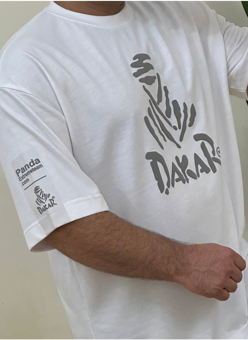 dakar t shirt cotton drop shoulder  over size big size