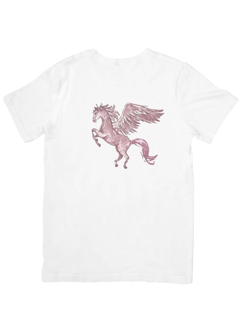 Winged Pegasus Horse Artistic T-Shirt, Gift for Daughter, Sister, Friend, Mother