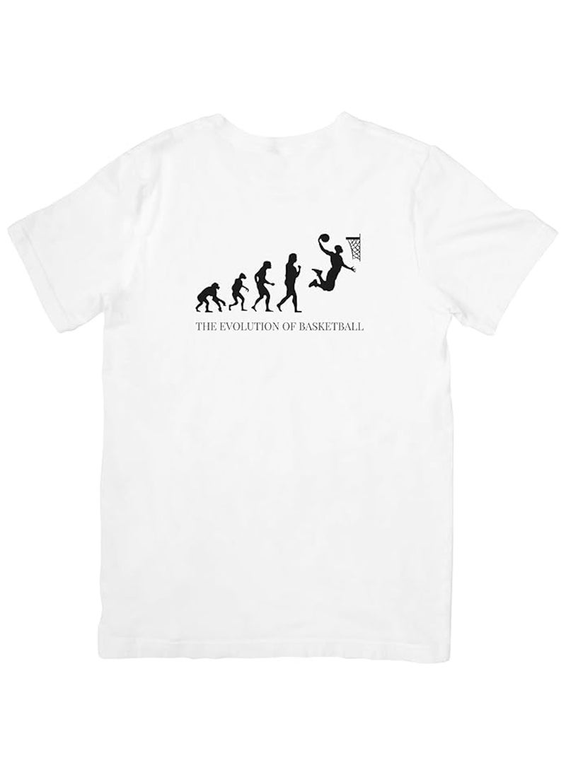 Unisex T-Shirt The Evolution of Basketball, Featuring Evolution Theory, Gift for Man, Woman