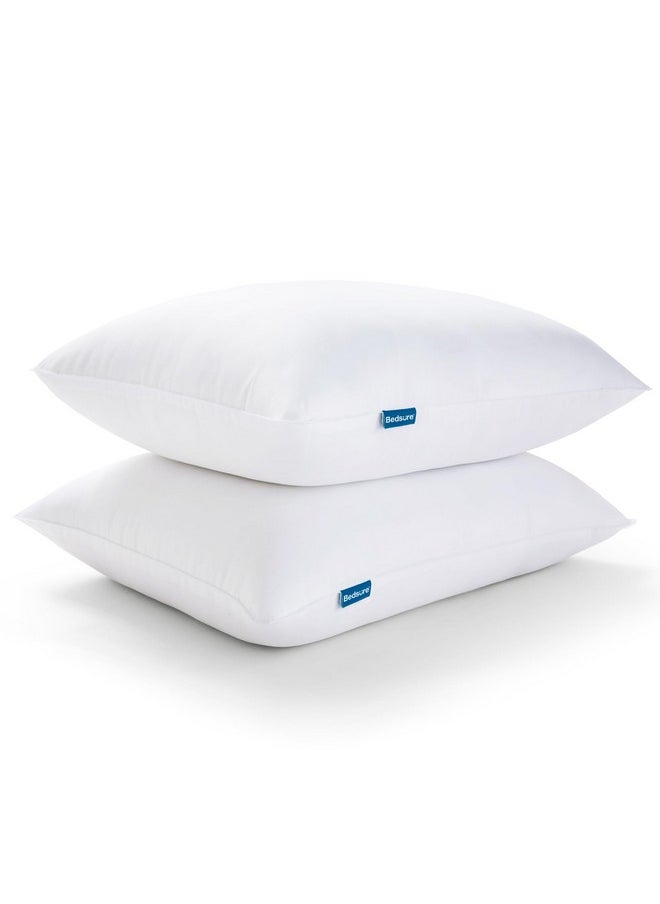 Bedsure King Size Pillows Set of 2 - King Pillows 2 Pack Hotel Quality Down Alternative Bed Pillows for Sleeping Soft and Supportive Pillows for Side, Back Sleepers