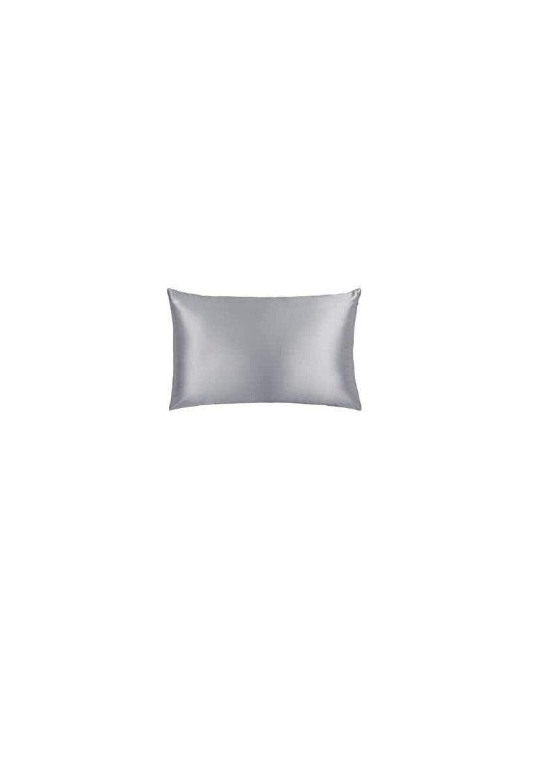 Comfio Light Grey Silk Pillows 2 Pieces 80x50 cm