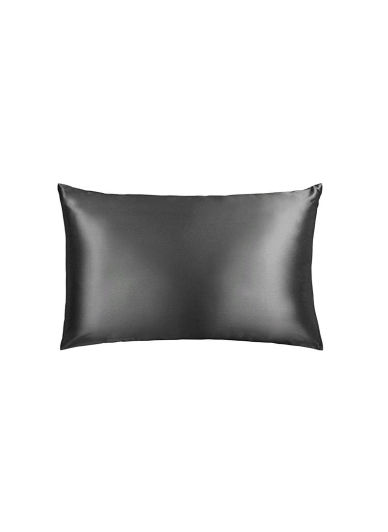 Comfio Charcoal Silk Pillows (2 Pieces) 70x50 cm