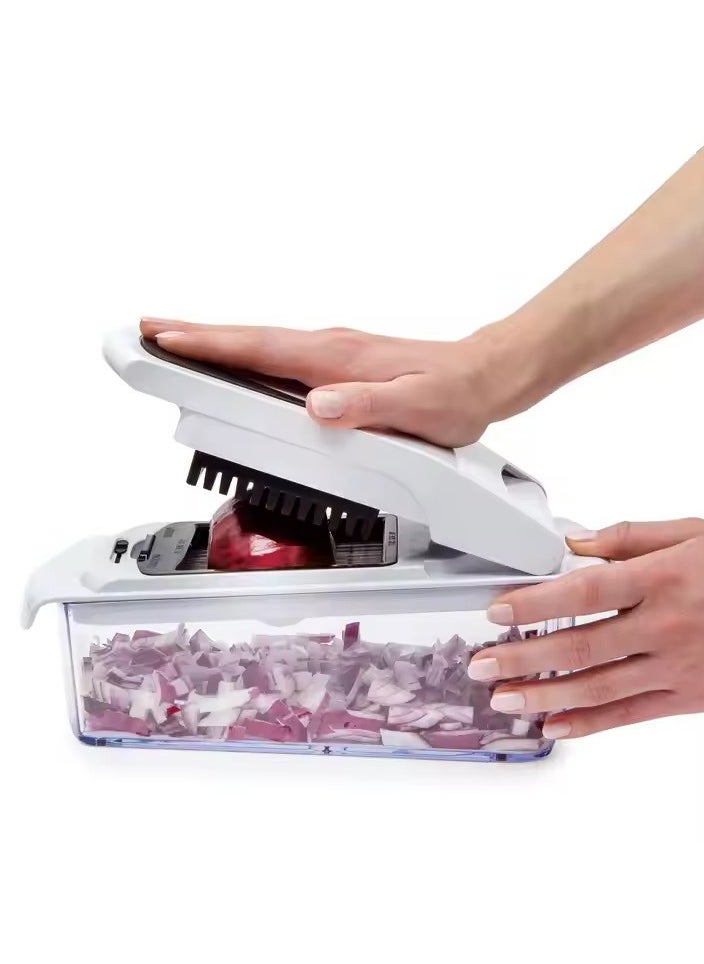 Multifunctional 18-Piece Vegetable Knife Set For Cutting, Grating And Julienne Potatoes