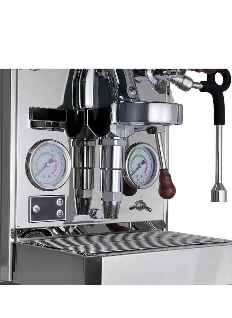 COFFEE PL Roballi Espresso Machine – Semi-Automated, 2040W, Stainless Steel 301, 2L Boiler, 240V, 60 Hz | Perfect for Home, Cafe, Office | Professional Quality Espresso Maker