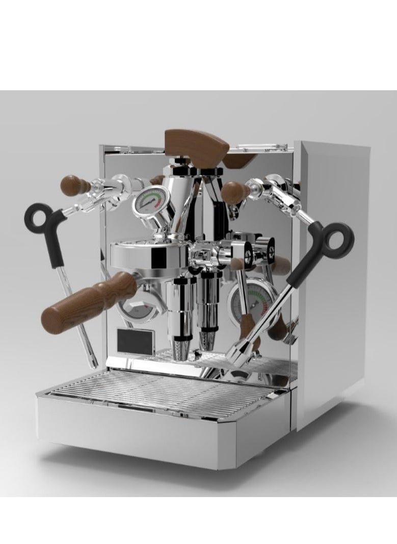 COFFEE PL Roballi Espresso Machine – Semi-Automated, 2040W, Stainless Steel 301, 2L Boiler, 240V, 60 Hz | Perfect for Home, Cafe, Office | Professional Quality Espresso Maker