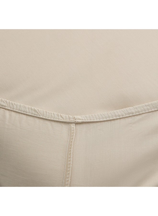 Essential Cotton Twin Fitted Sheet 120 x 200 x 36 cm