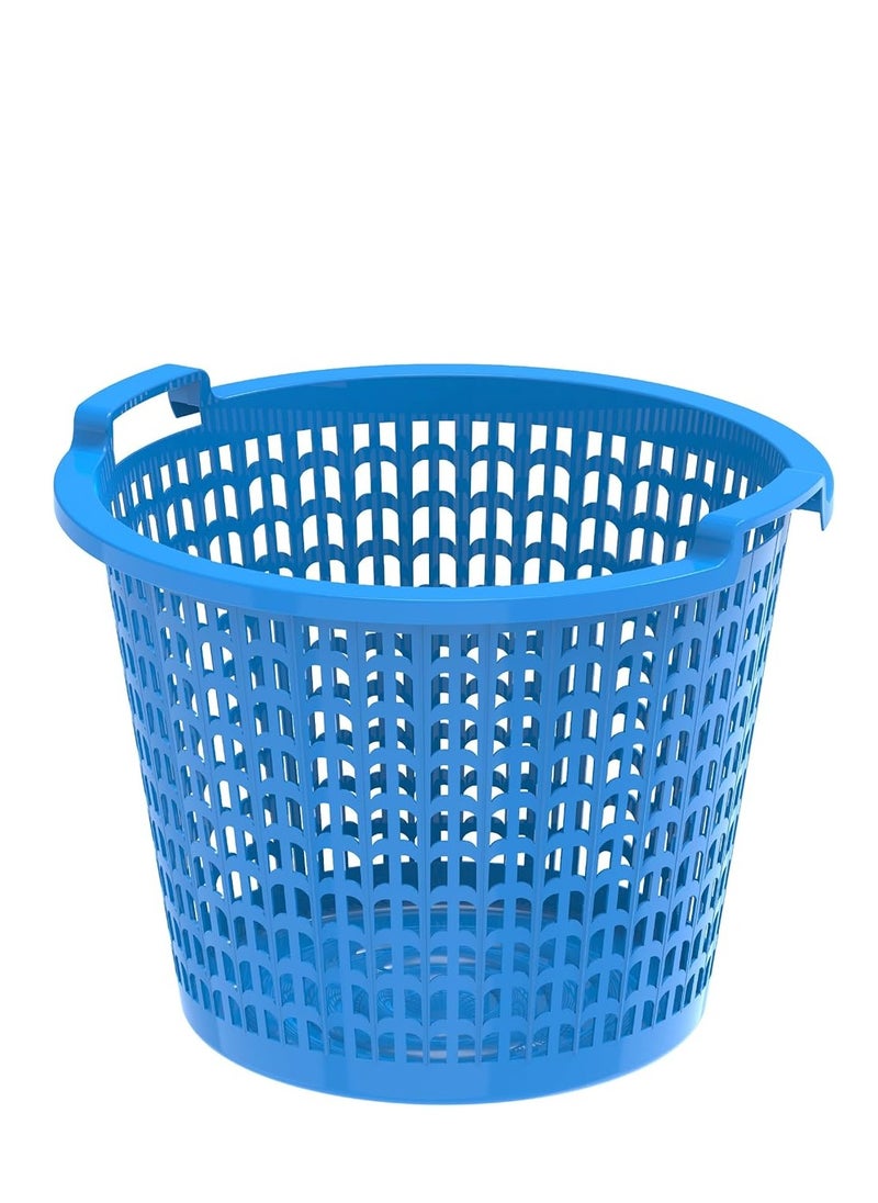 Cosmoplast 50L Wide Laundry Basket (blue)