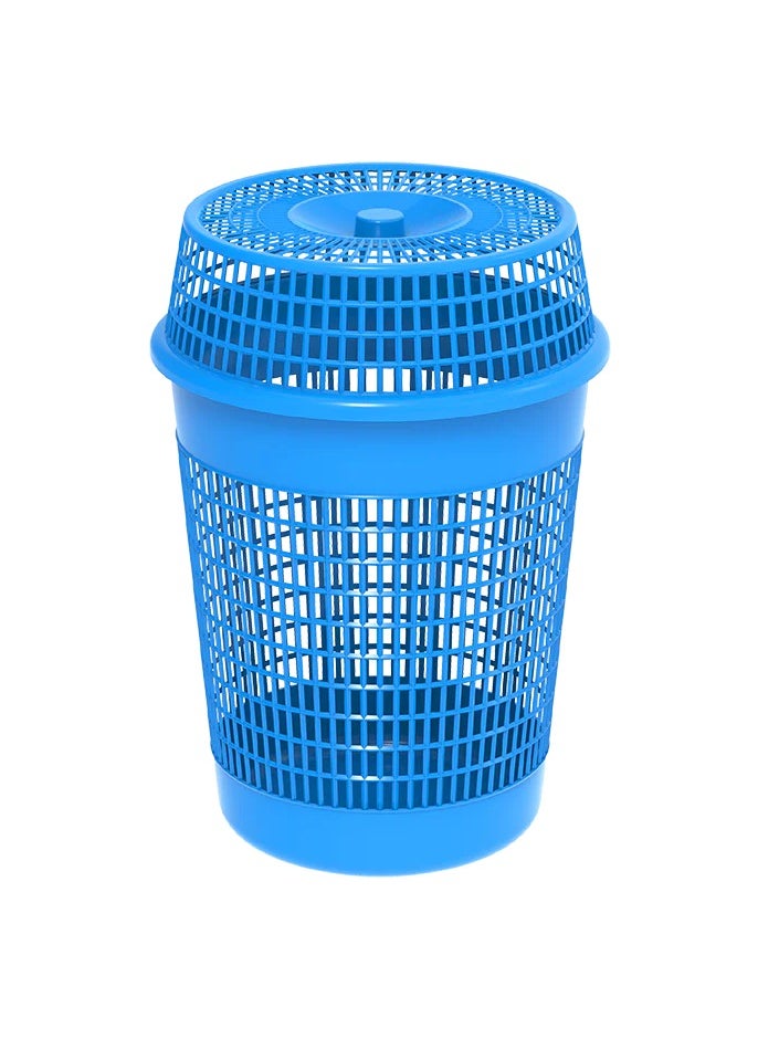 Cosmoplast 65L Round Tall Laundry Bin (blue)