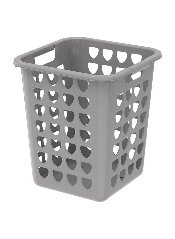 Cosmoplast 33L Square Laundry Bin (grey)