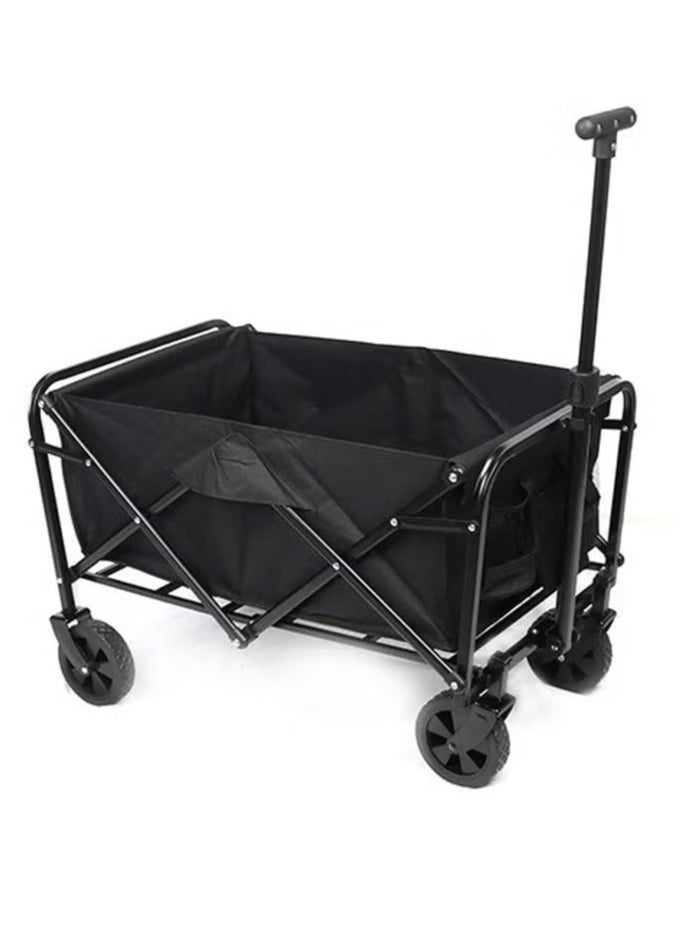 Garden Cart Camping Wagon | Foldable Collapsible Utility Wagon for Shopping, Garden, Camping & Picnic Use