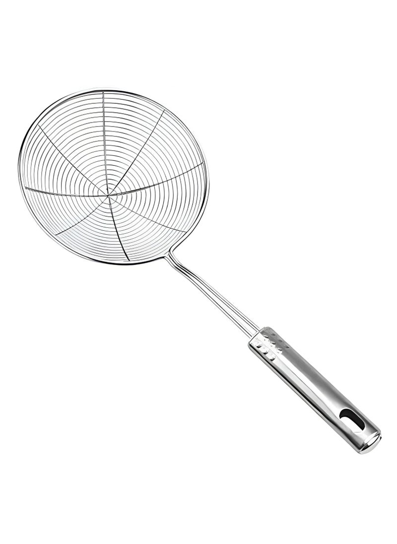 Stainless Steel Spider Strainer/Skimmer/Ladle for Cooking, Frying, and Pasta Straining