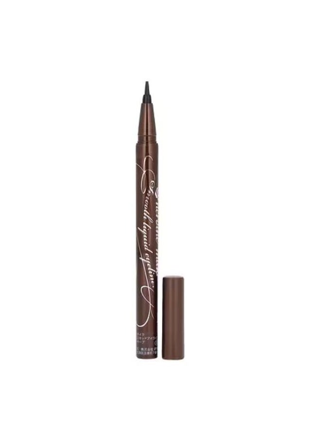 KissMe, Heroine Make, Smooth Liquid Eyeliner, Super Keep, Waterproof, #02 Bitter Brown, 0.014 fl oz (0.4 ml)