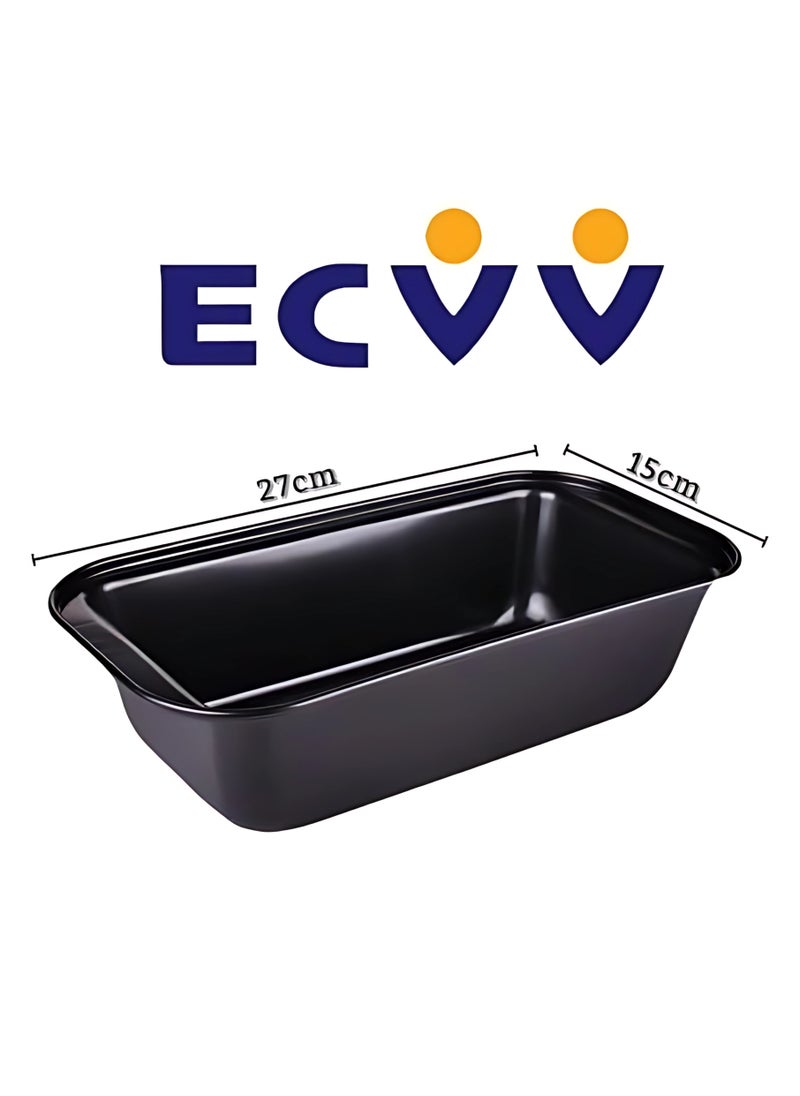 ECVV® (4 Pieces) No-Stick Carbon Steel Toast Pan-Bread Mold Bakeware Rectangular Cake Bread Loaf Pan Baking Mold Kitchen Cupcake Tools