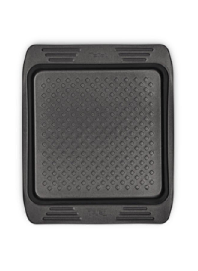 Easy Grip Square Cake Pan Dark Grey 21x21cm