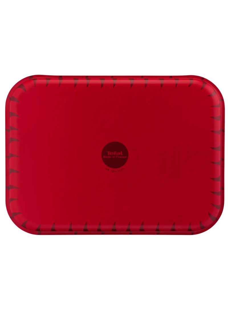 Tempo Flame Rectangular Oven Dish Red Multicolor 29x41cm