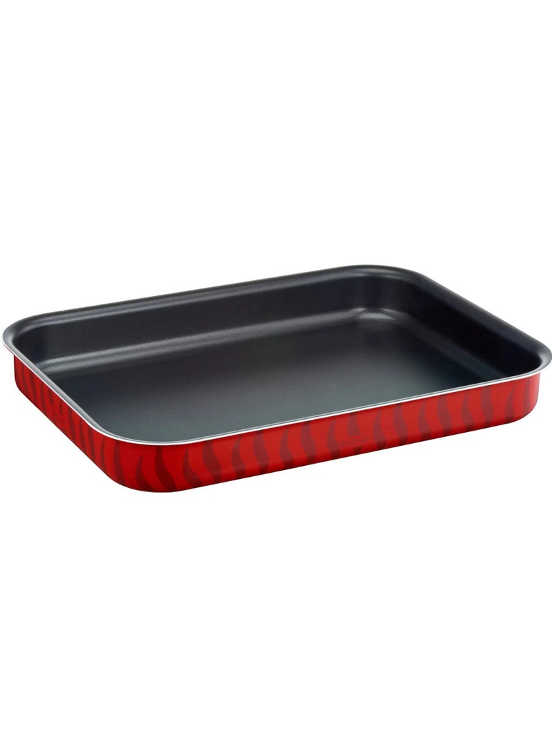 Tempo Flame Rectangular Oven Dish Red Multicolor 29x41cm