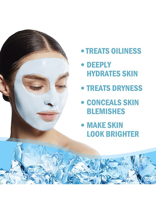 Moisturizing Hydrating Ice Water Sleeping Mask - Jelly Mask Shrinks Pores Rejuvenates Brightens Skin Refreshes and Moisturizes 100g