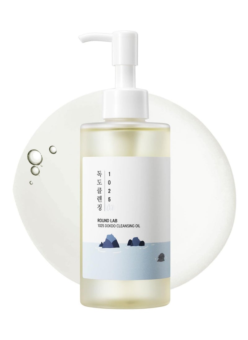 ROUND LAB 1025 Dokdo Cleansing Oil | Fresh and light oil cleanser for all skin types, Amazing blackhead removal, Dissolve impurities and increase moisture retention, Alcohol-Free (6.76fl.oz)