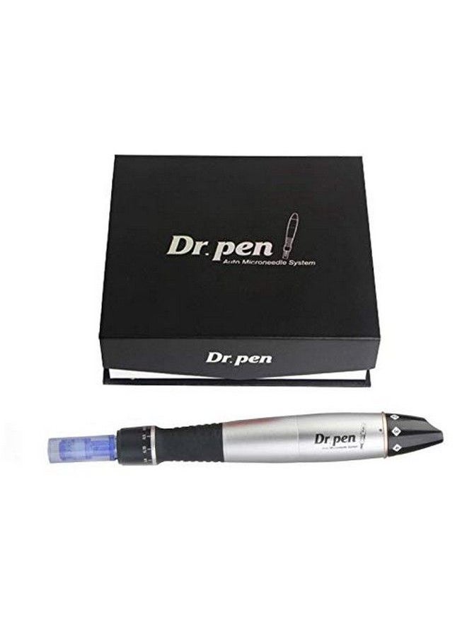 Electric Auto Micro Needle Stainless Steel Stamp Derma Pen With 2 Pieces 12 Pin Needles Cartridges