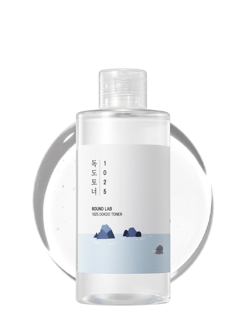 ROUND LAB Dokdo Toner | Exfoliate Dead Skin Cells, Replenish Skin with Long Lasting Moisture, Hydrating, Watery Type Toner (6.76fl.oz)