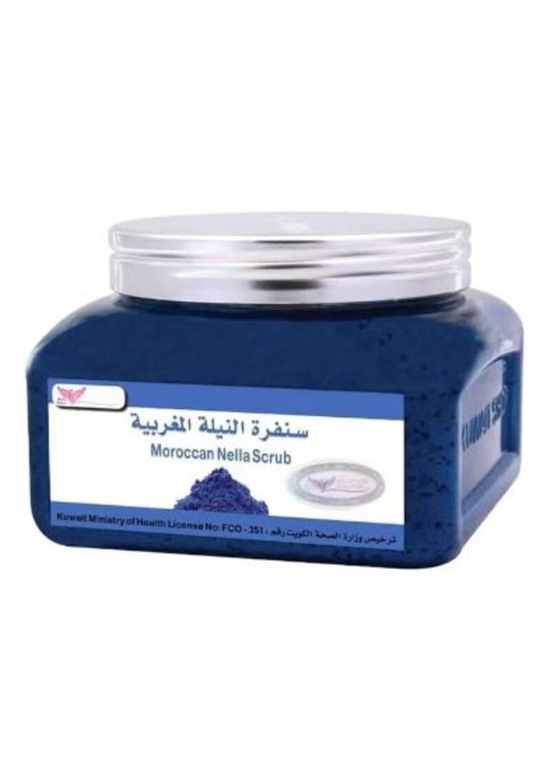 Moroccan Nella Scrub Blue 250 grams