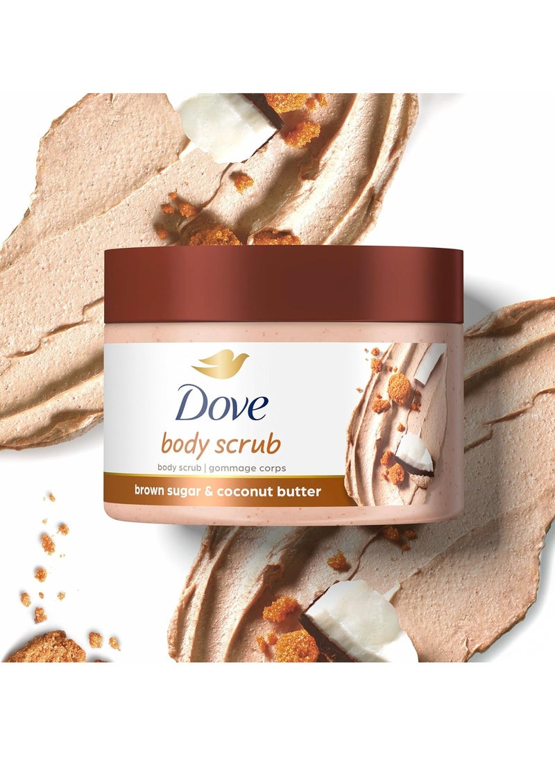 Scrub Brown Sugar and Coconut Butter For Silky Smooth Skin Body Scrub Exfoliates and Restores Skin's Natural Nutrients