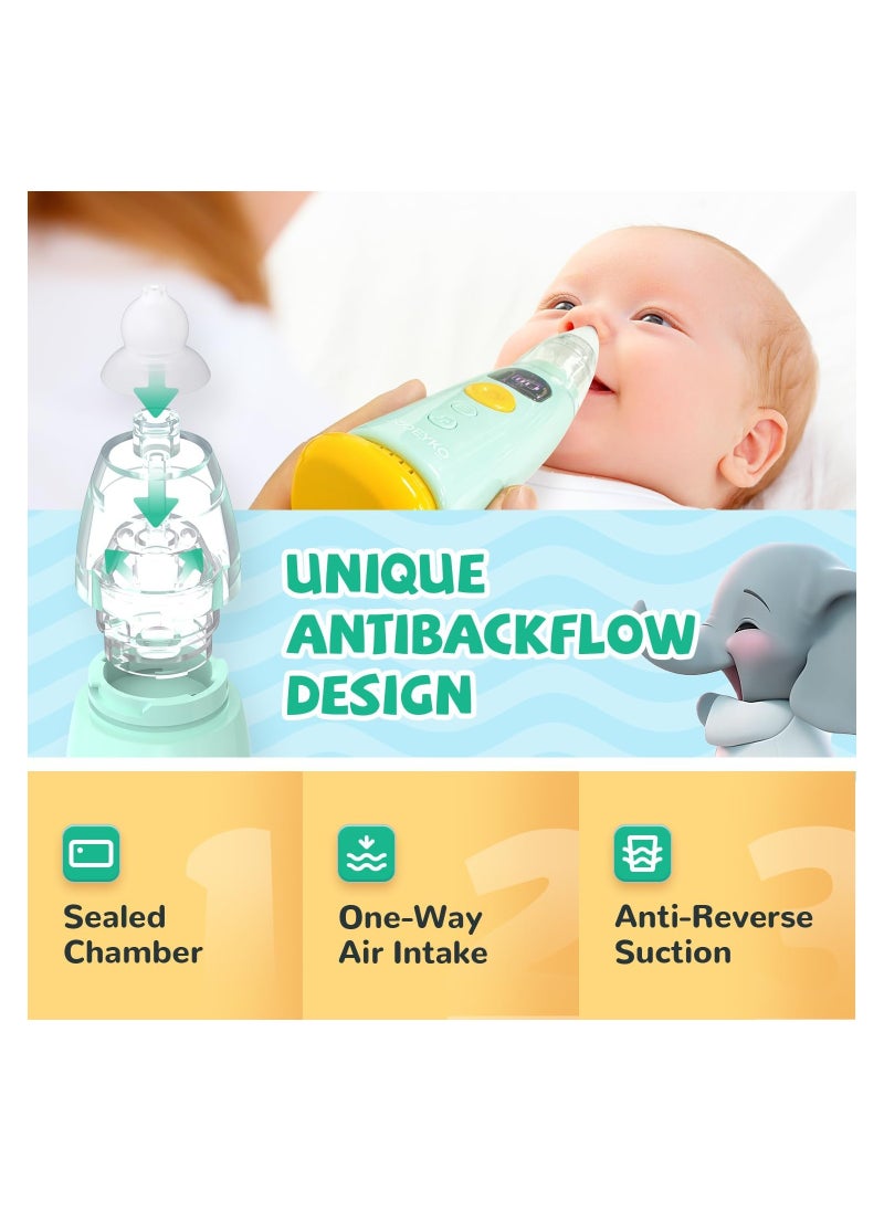 Baby Nasal Aspirator, With Light And Music, Include 3 Tips, Tweezers