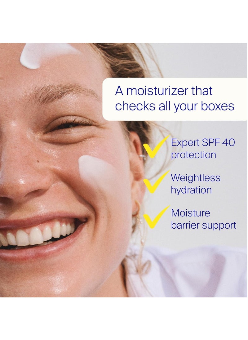 Supergoop! Triple Prep Weightless Multitasking Moisturizer SPF 40 Face Sunscreen - 1.7 fl oz - Hydrates & Protects Skin - Helps Filter Blue Light - Non-Comedogenic - For Normal to Oily Skin Types