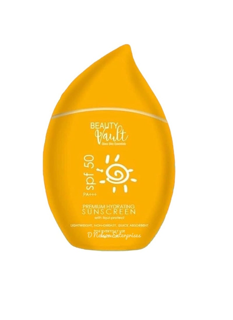 Premium Hydrating Sunscreen SPF 50 PA+++, 50g