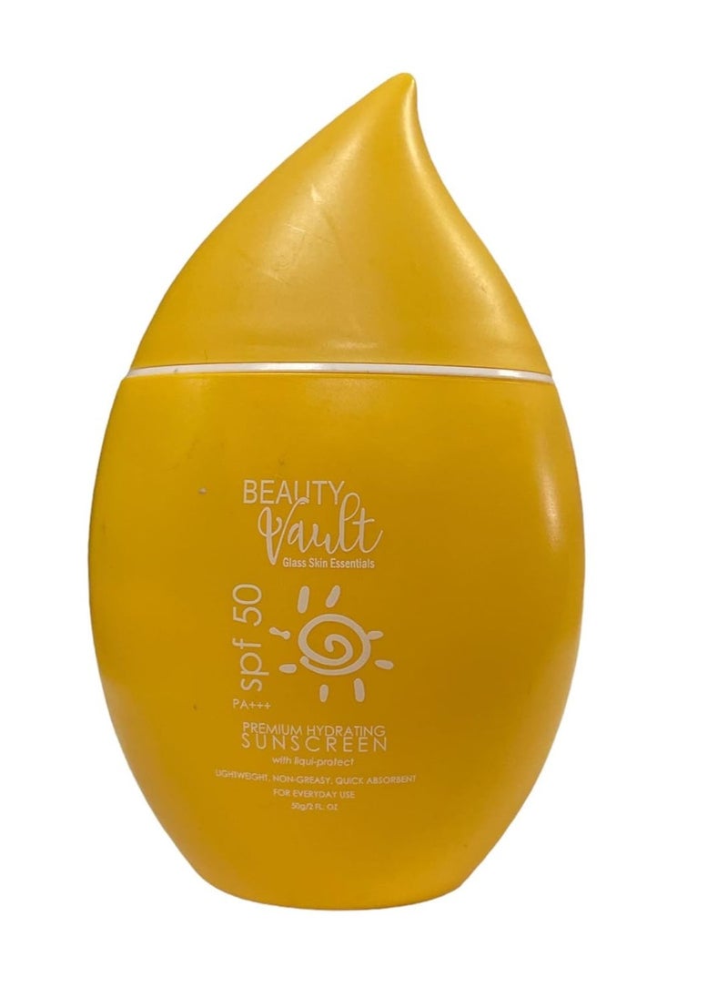 Premium Hydrating Sunscreen SPF 50 PA+++, 50g