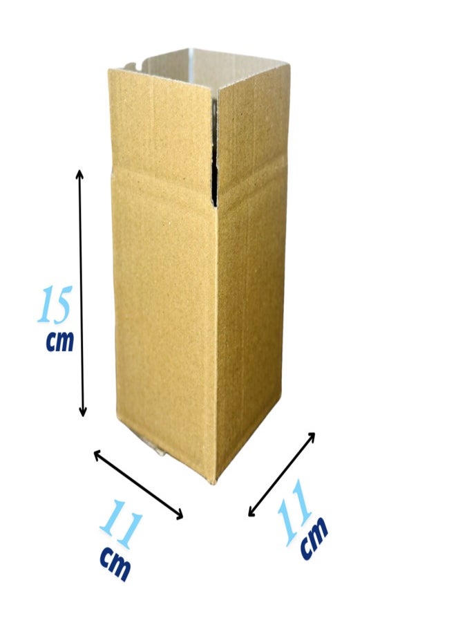 [25 Pack] Brown Carton 11x11x15 cm Moving Boxes Cardboard Boxes ECOMMERCE Shipping Box Double Wall Shipping Box Mailing Boxes Recyclable Corrugated Cardboard Shipping Box for  ECOMMERCE Packaging Storage Box