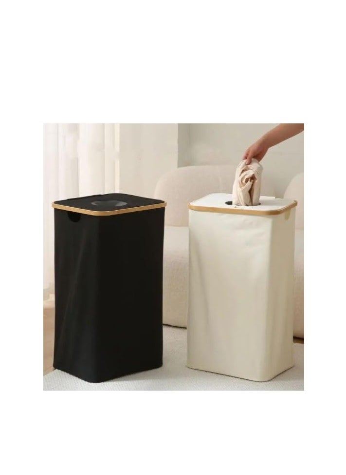 DECORHILLS Removable Recycling Bin for Kitchen, Separate Recycling Waste Bin with Reusable Inner Bag for Home, Office Large Capacity 100L Recycle Bin with Lid Reusable Inner Bag Bottle Waste Plastic