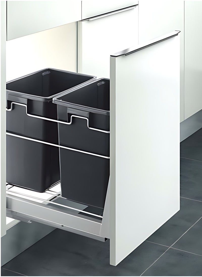 2-Trash Bin Pull-Out – Efficient and Space-Saving Waste Management Solution