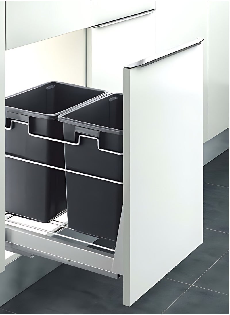 2-Trash Bin Pull-Out – Efficient and Space-Saving Waste Management Solution