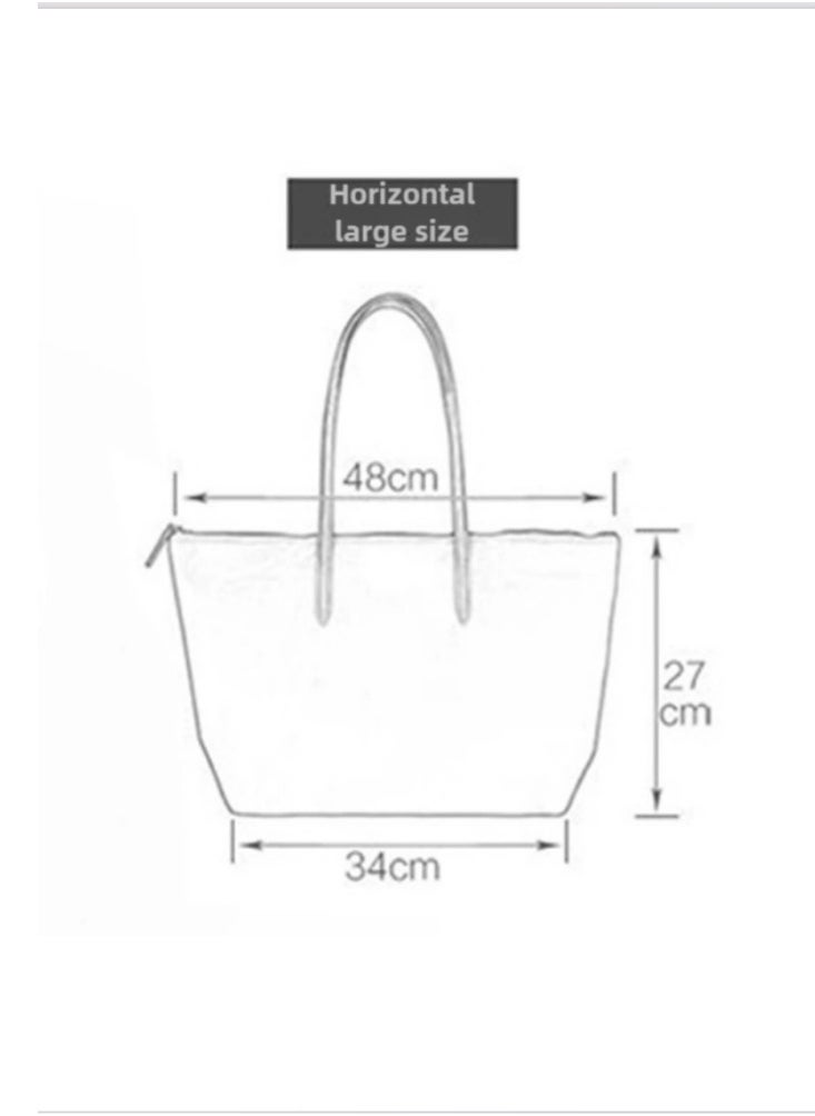 LACOSTE large black handbag