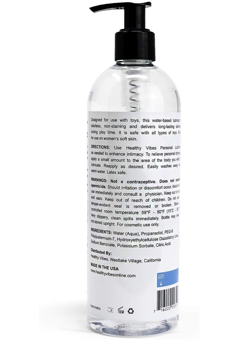 Water Based Lubricant 16 oz
