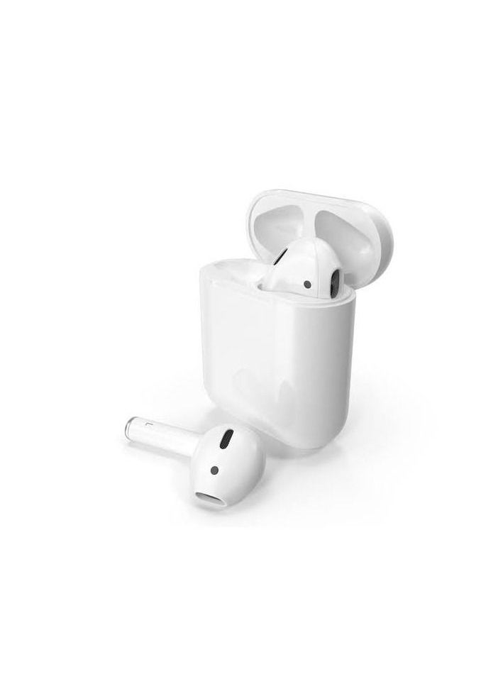 In-Ear Bluetooth Earbuds With Charging Case White