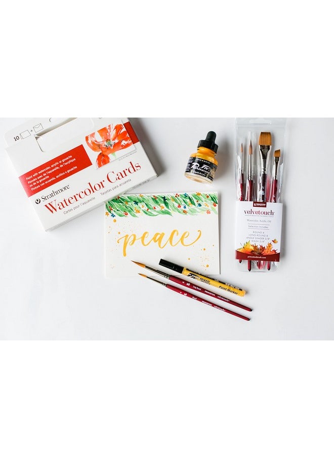 Velvetouch Paintbrush, Scarlet