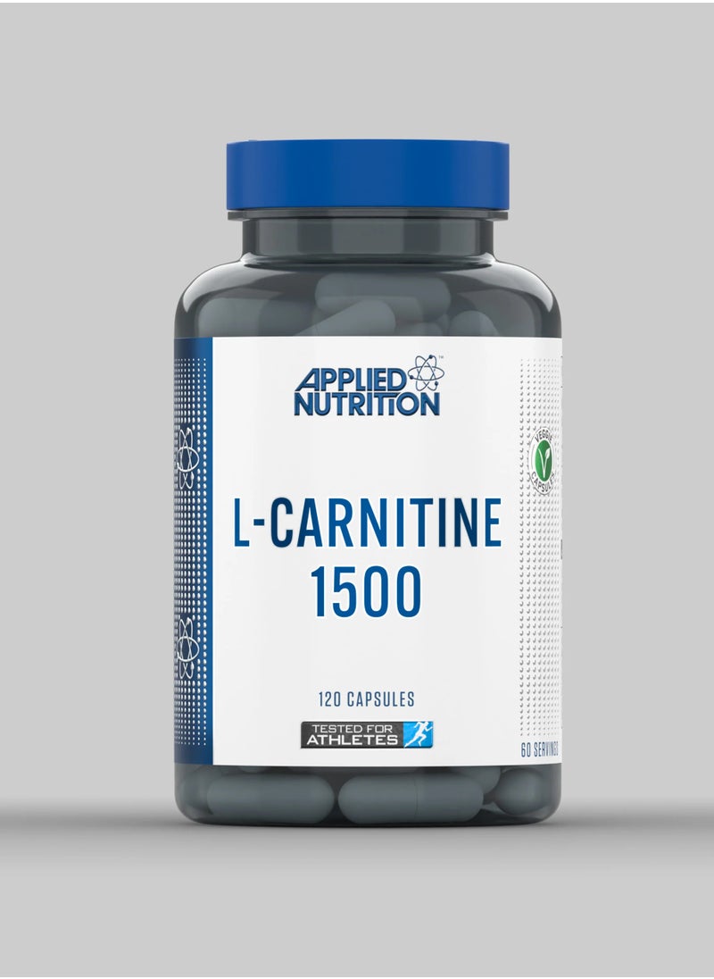 Applied Nutrition L-Carnitine 1500 - 120 Capsules for Fat Metabolism Support