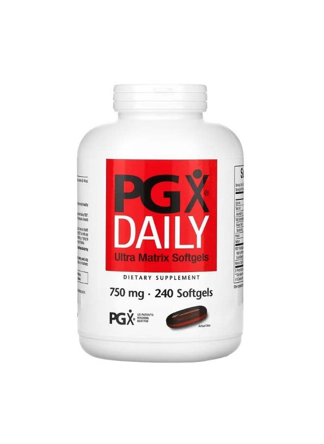 PGX Daily Ultra Matrix Softgels 750 mg 240 Softgels