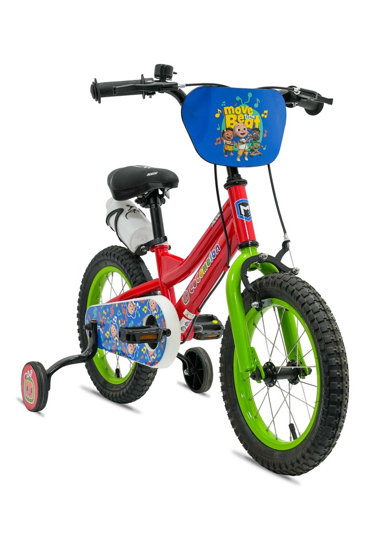 Mogoo - Cocomelon Beats Kids Bike - 12 Inch - Red