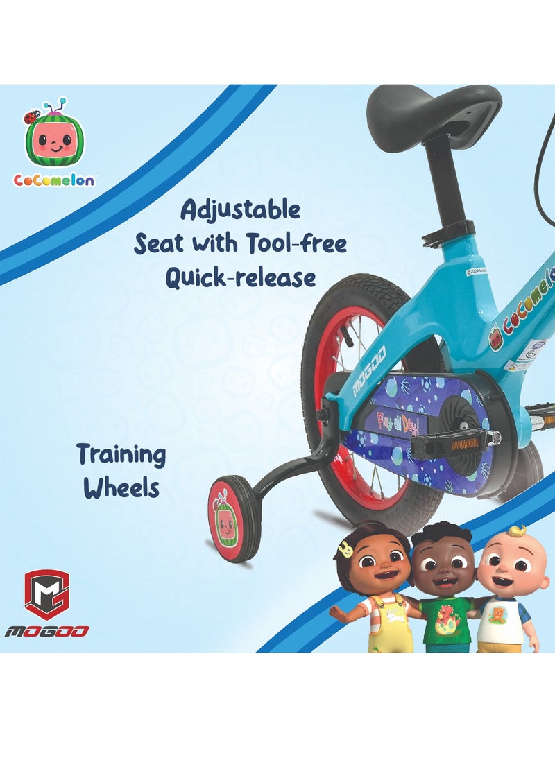 Mogoo - Cocomelon Play Kids Magnesium Bike - 12 Inch - Blue