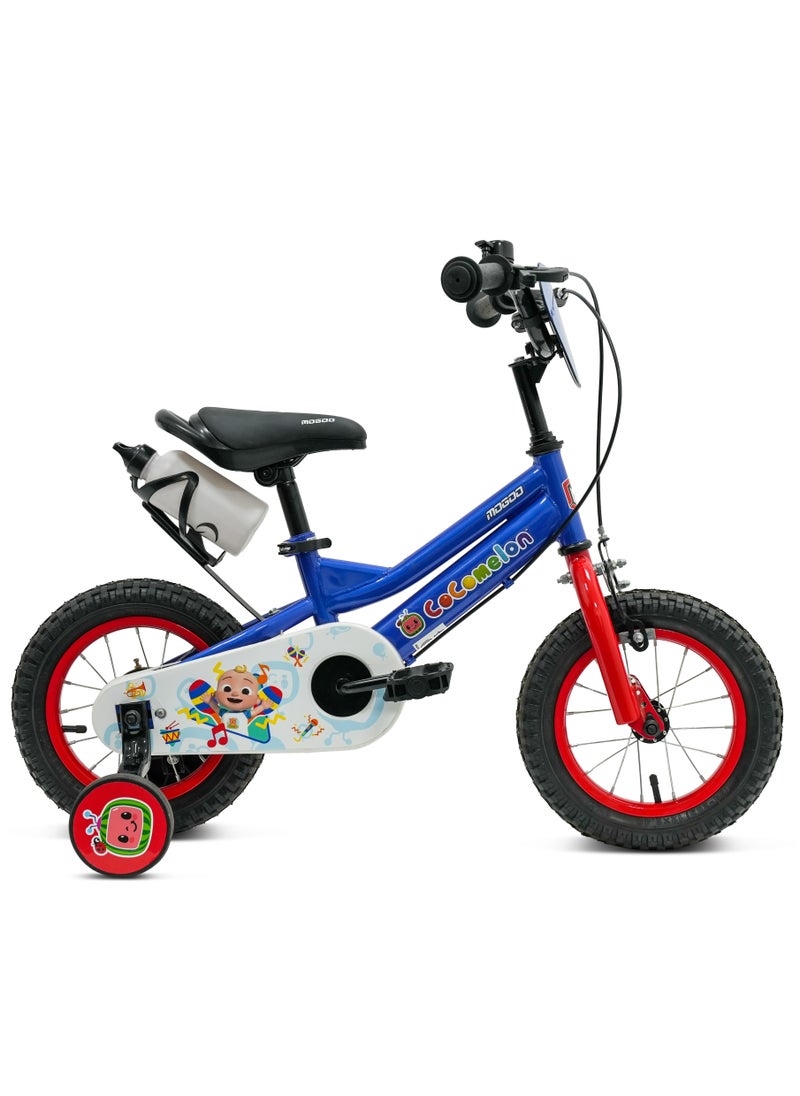 Mogoo - Cocomelon Beats Kids Bike - 14 Inch - Blue