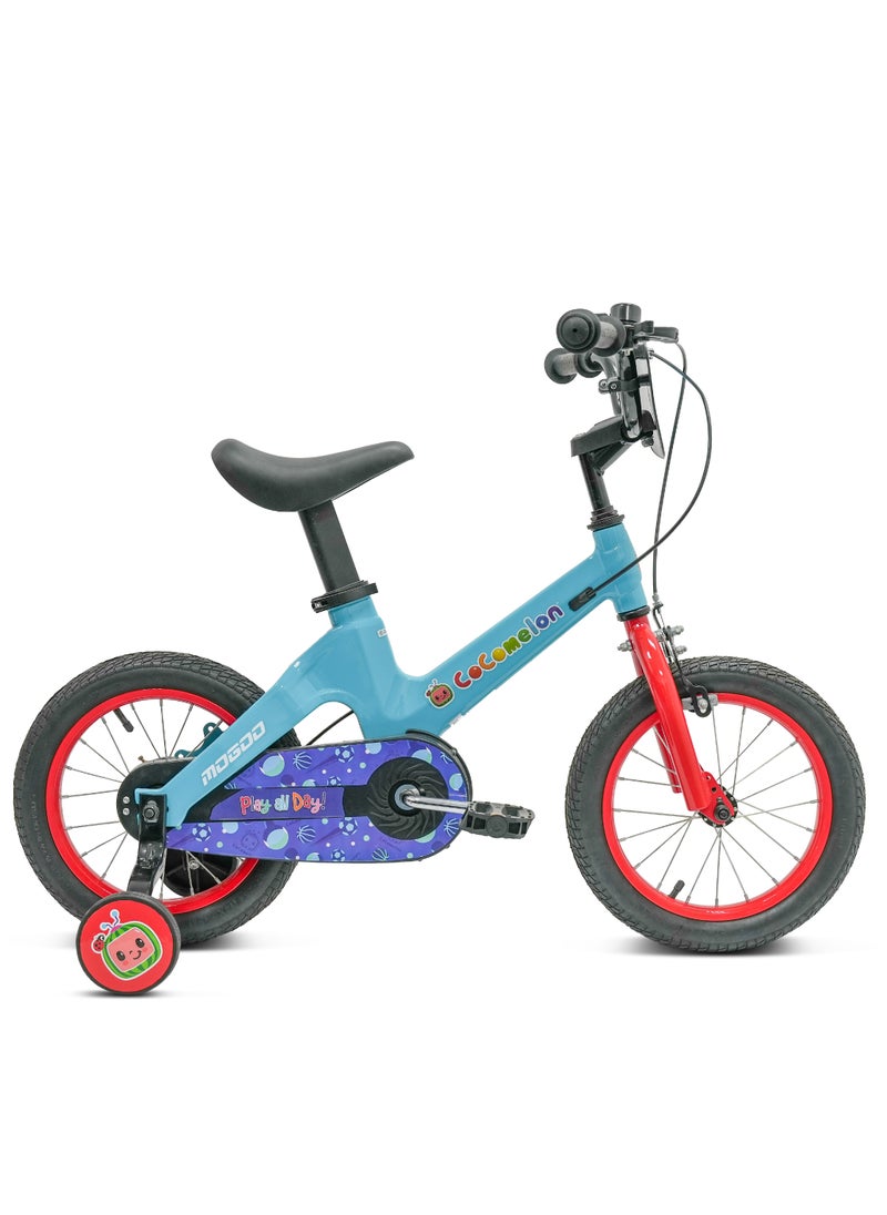 Mogoo - Cocomelon Play Kids Magnesium Bike - 14 Inch - Blue