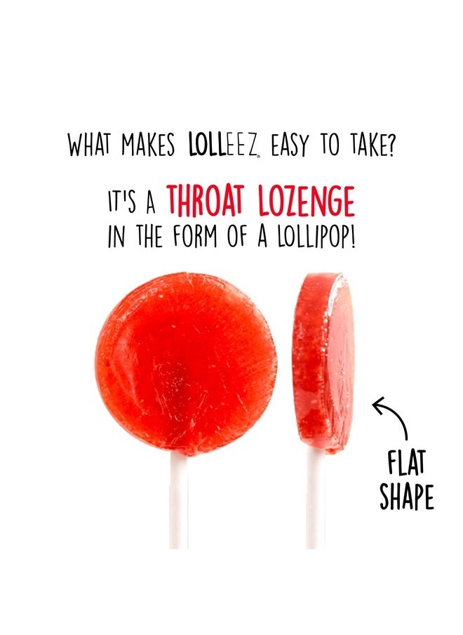 Organic Lollipops Variety Pack for Sore Throat Relief - Strawberry, Watermelon & Orange Mango, 30 Total